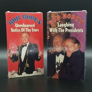 2 Vintage Bob Hope's Comedy VHS Tapes